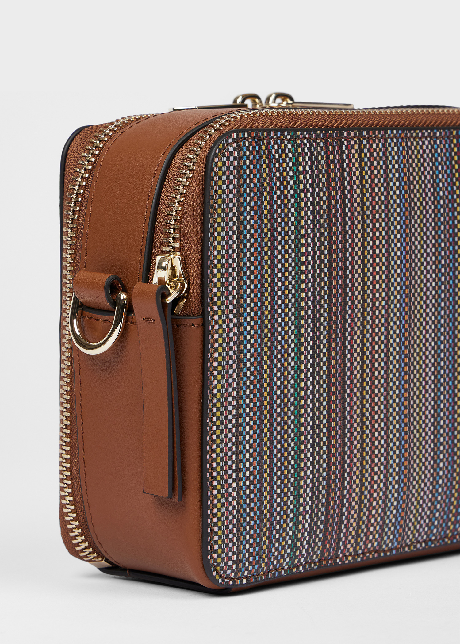 Women's 'Signature Stripe' Canvas Camera Bag - 7