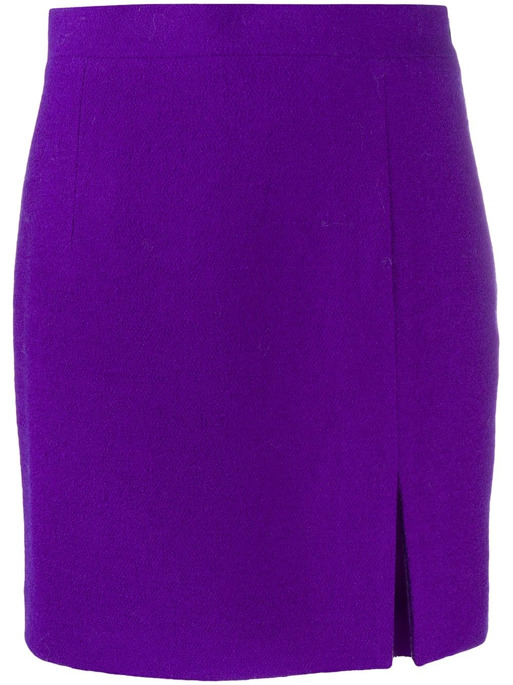 high waist mini skirt - 1