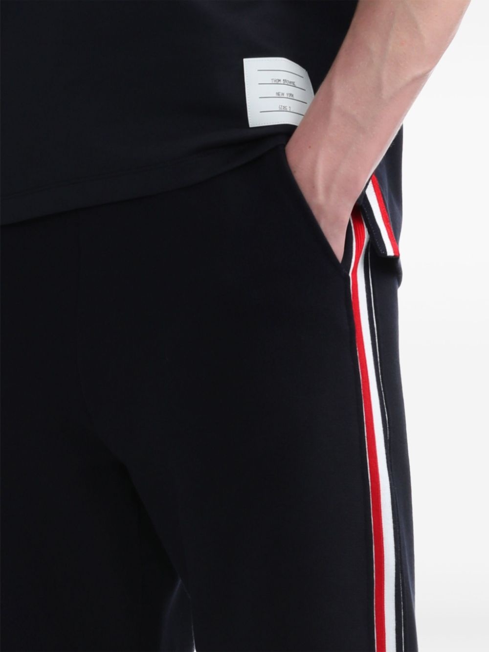 RWB stripe loopback track pants - 5