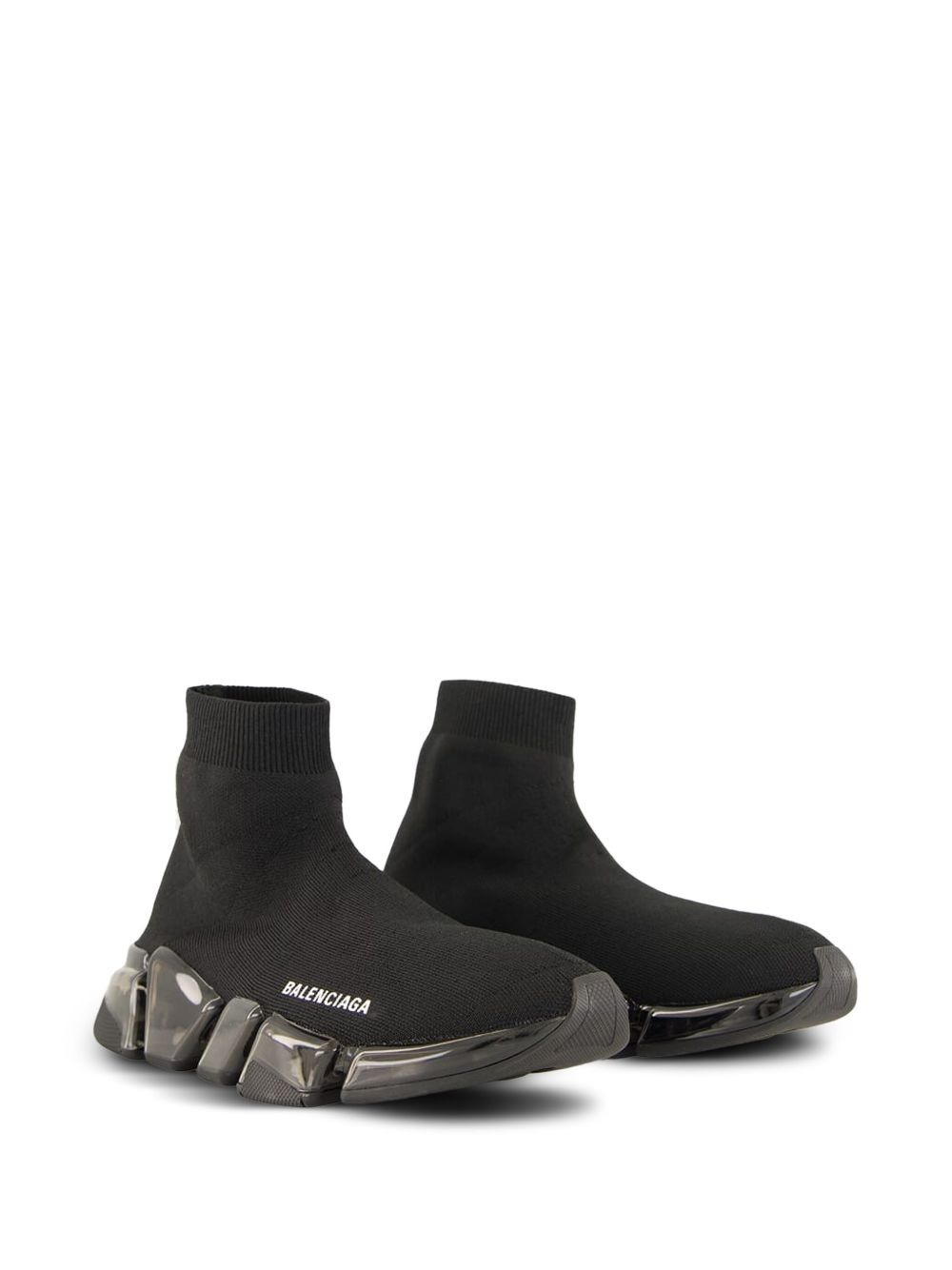 Speed 2.0 recycled-knit hi-top sneakers - 2