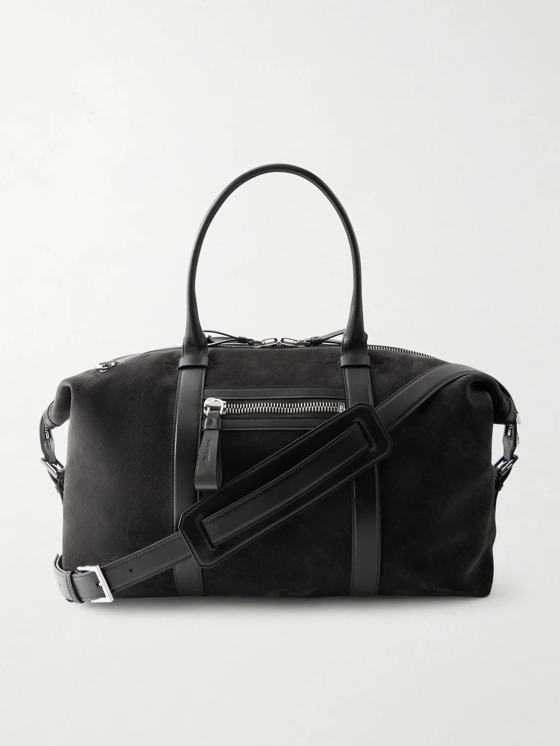 Buckley Leather-Trimmed Suede Holdall - 1
