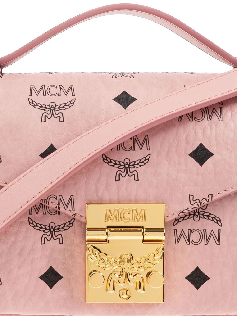 monogram flap crossbody bag - 4