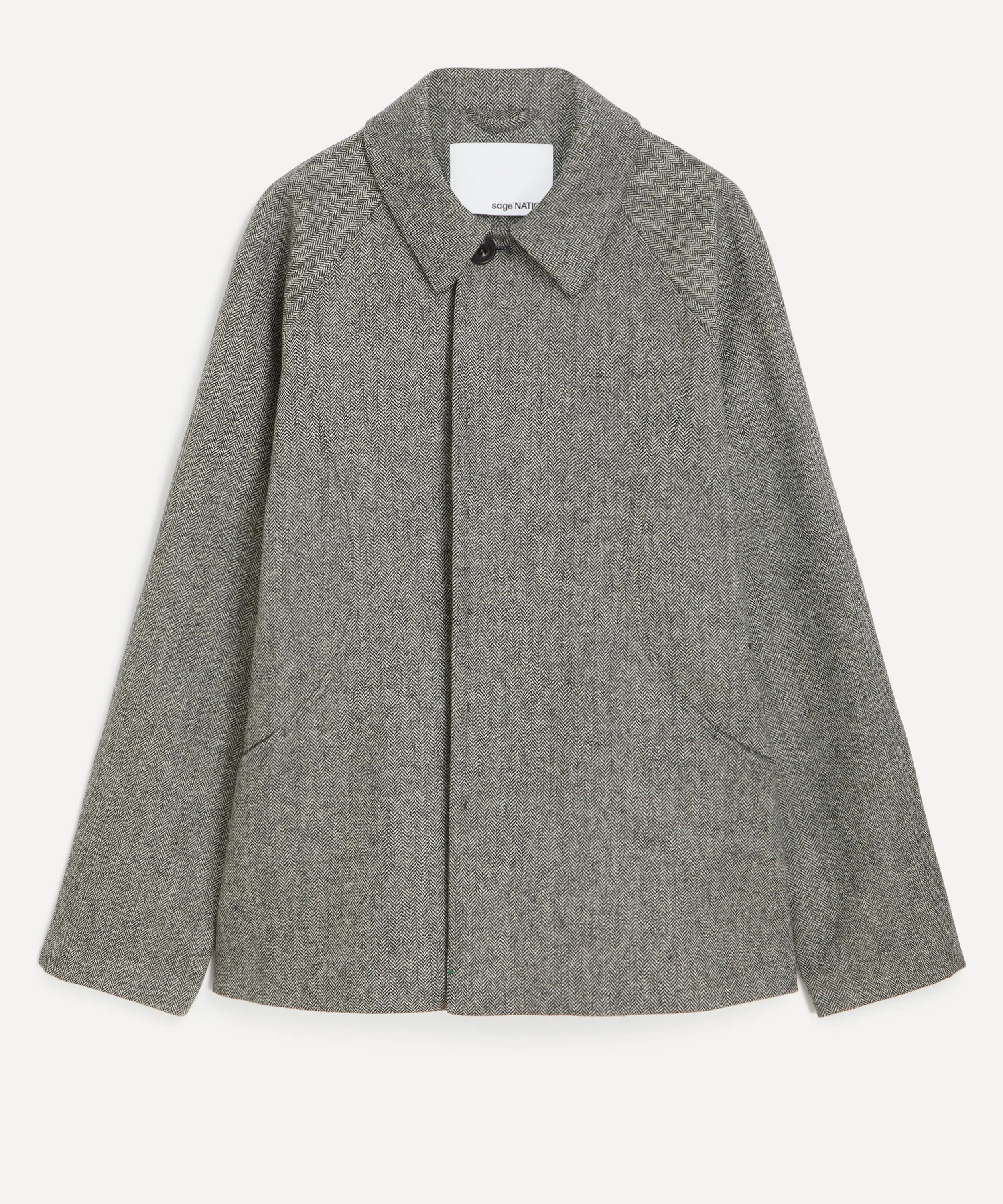 Takeshi Charcoal Wool Jacket - 1