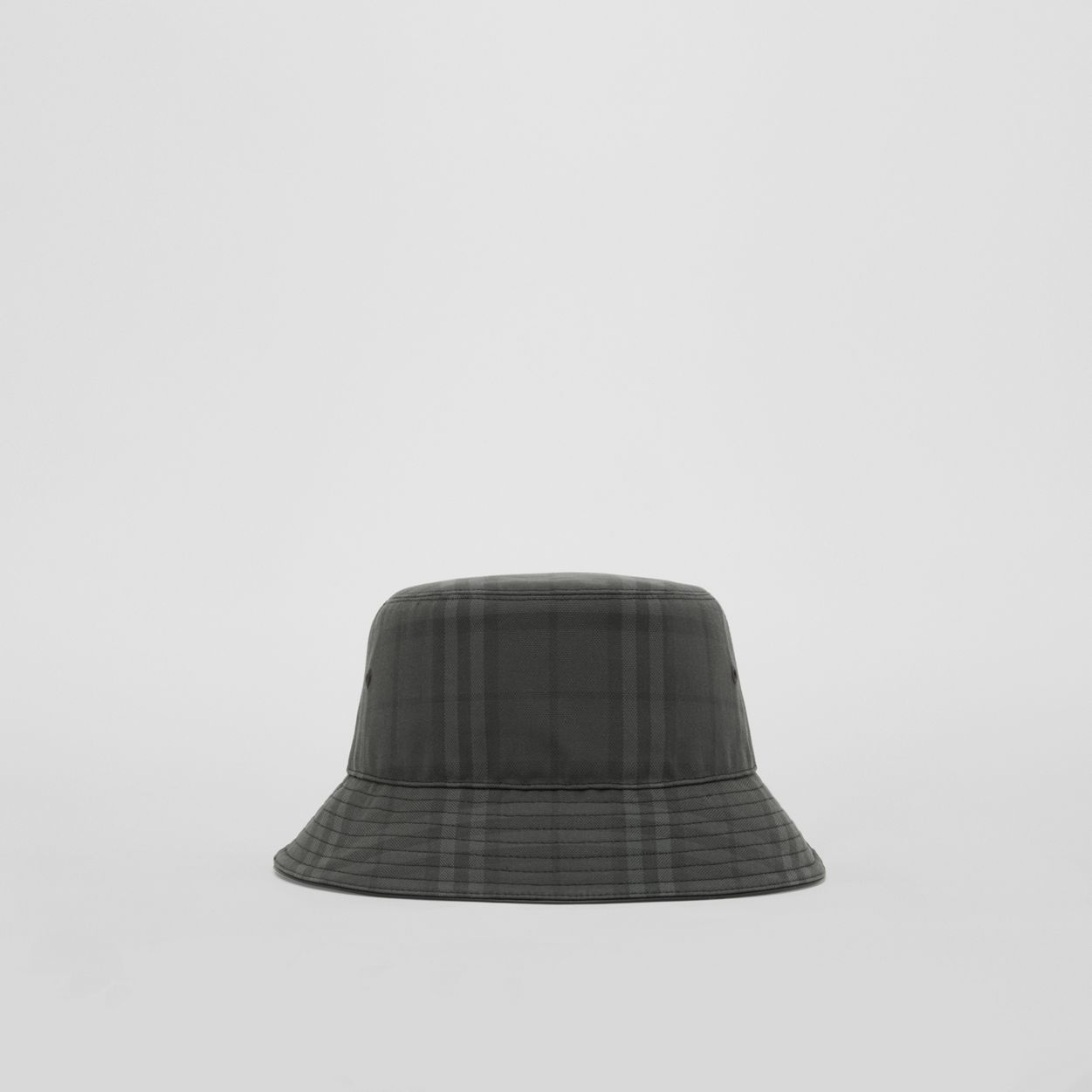 Vintage Check Cotton Bucket Hat - 1