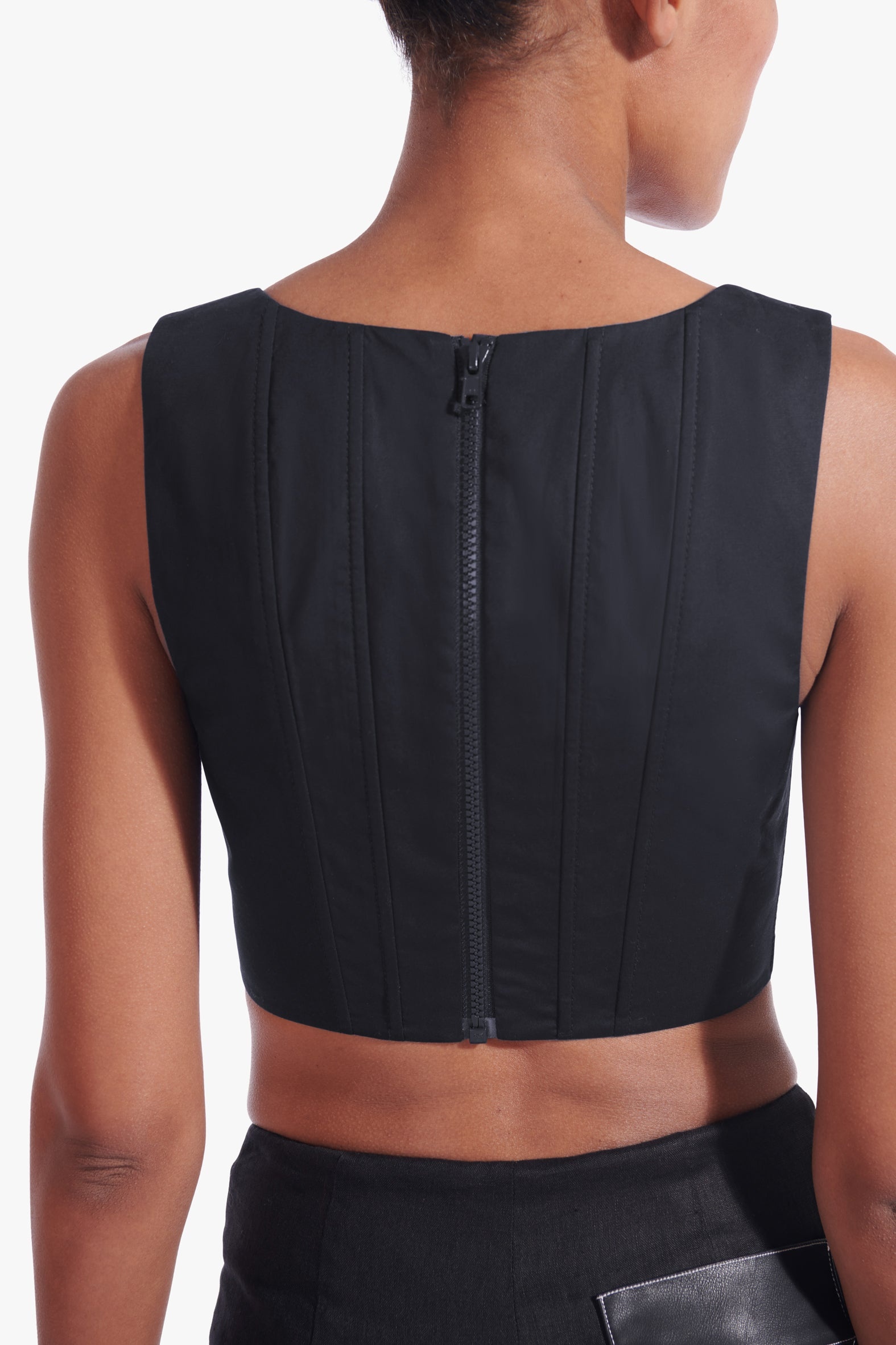 STAUD ALICE TOP | BLACK - 2