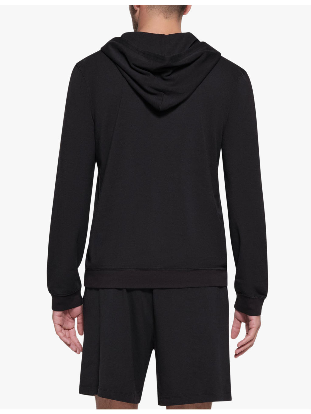 Lounge zip-up jersey hoody - 4