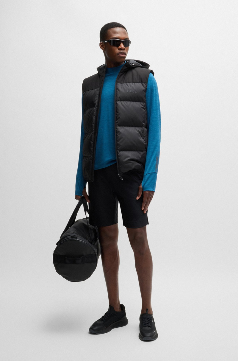 BOSS SLIM-FIT LONG-SLEEVED T-SHIRT IN TEMPERATURE-REGULATING FABRIC outlook