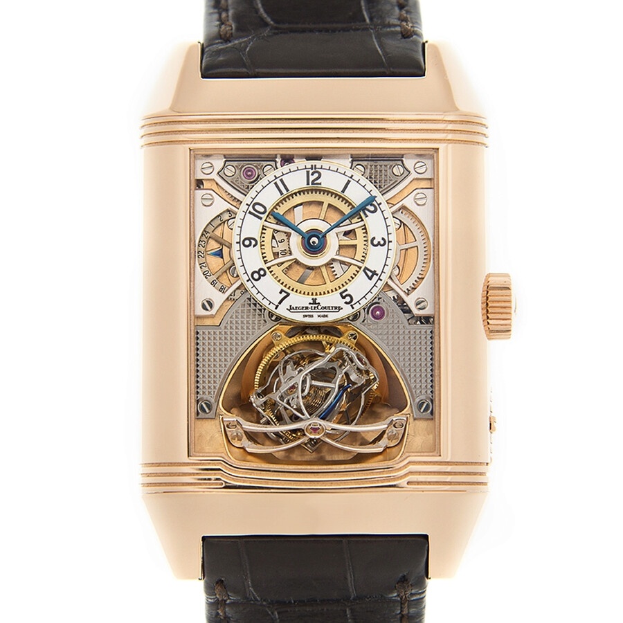 Jaeger LeCoultre Reverso Gyrotourbillon 2 Manual Wind Rose Gold Men's Watch Q2332420 - 1