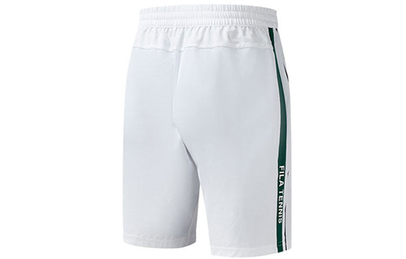 FILA FILA Side Tennis Breathable Woven Five Pants For Men White A11M113361F-WT outlook
