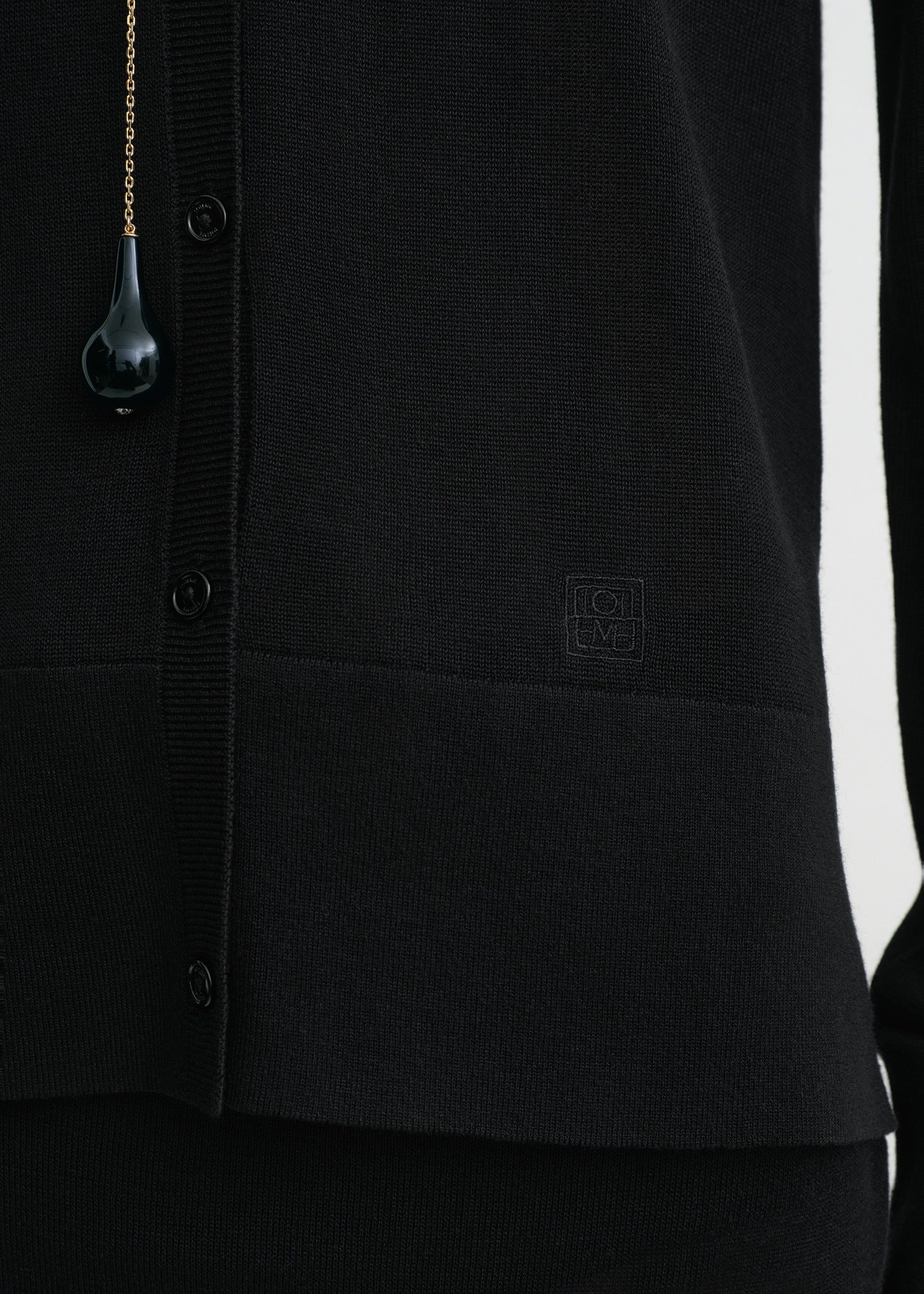 Fine knit cardigan black - 6