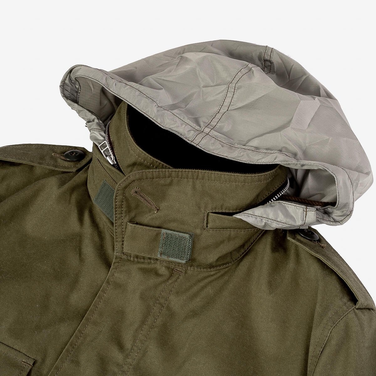 Oiled Cotton M-65 Jacket - Olive - 10