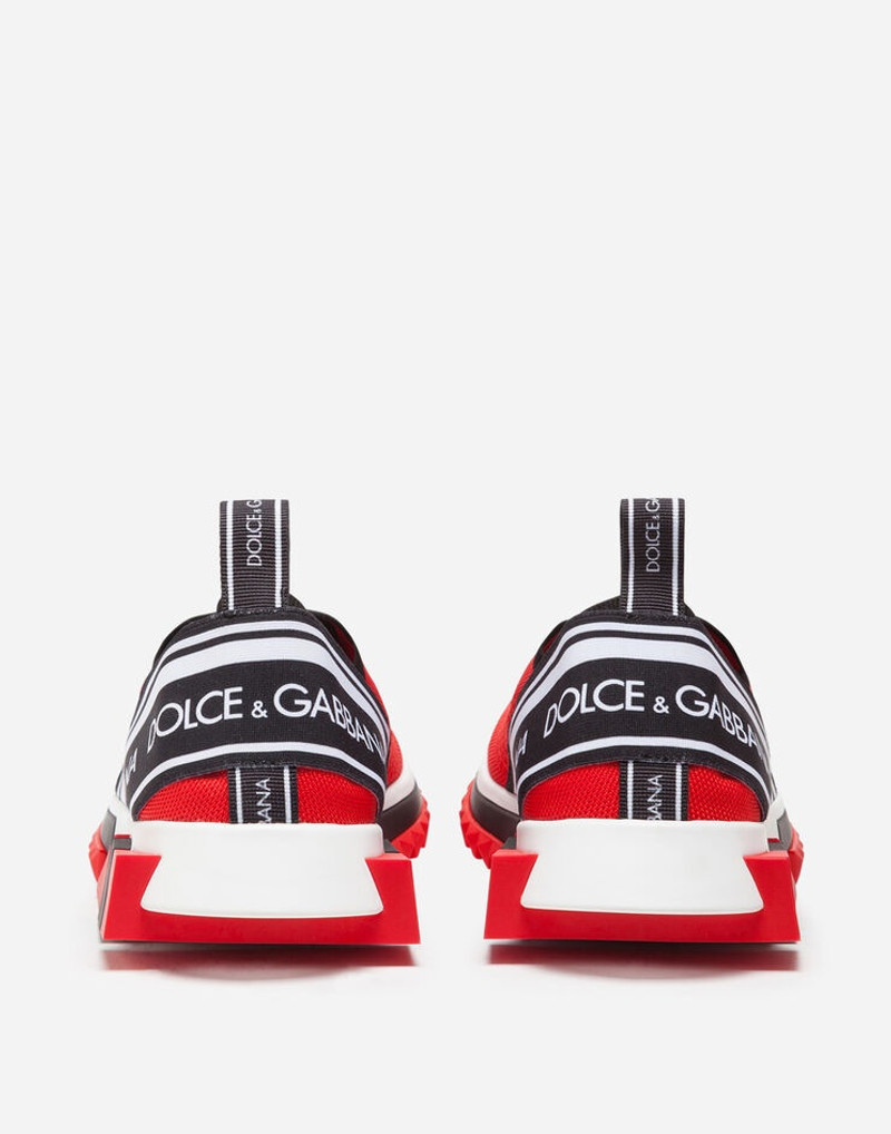 Dolce & Gabbana Stretch mesh Sorrento sneakers with logotape detailing outlook