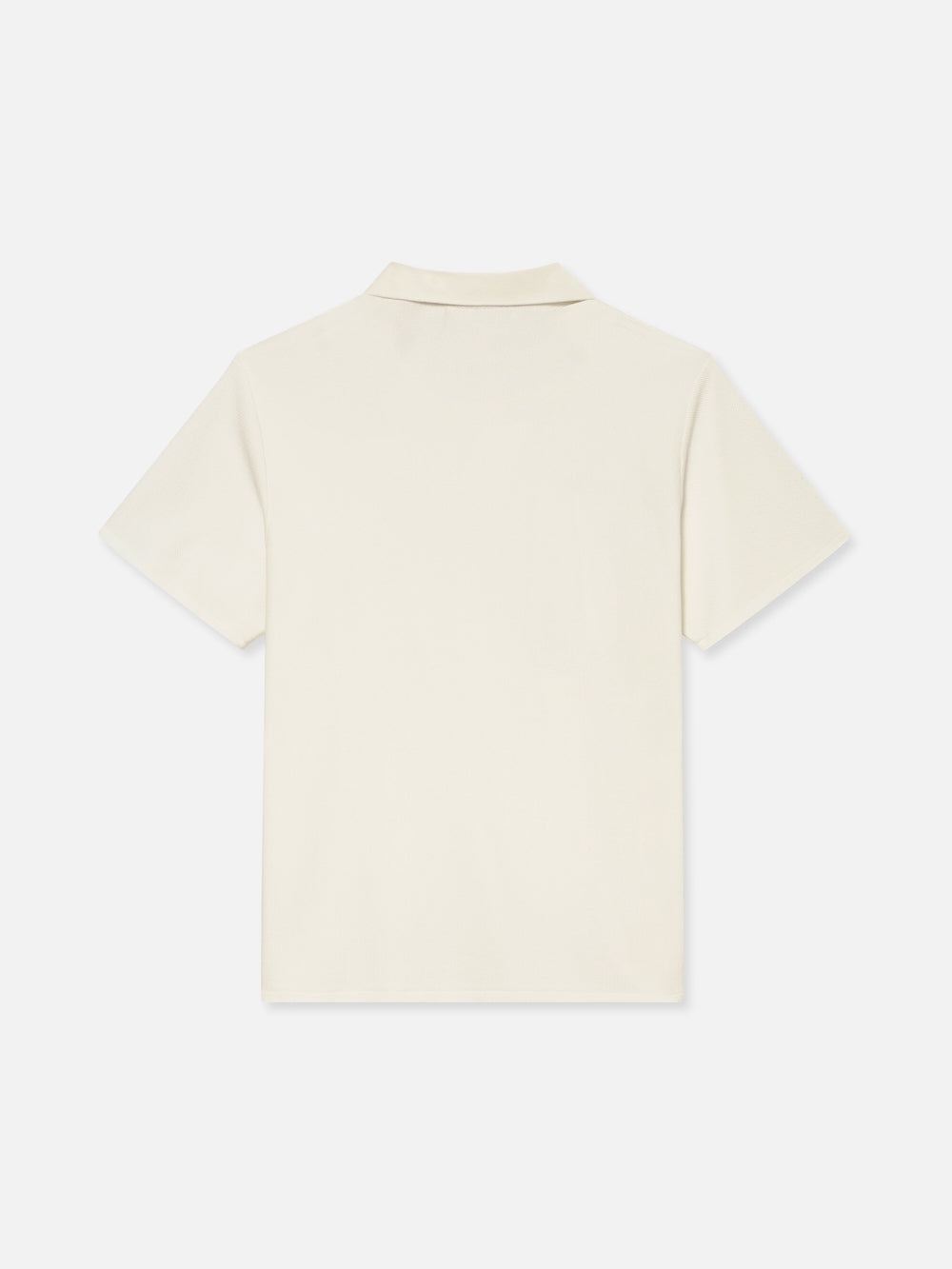 Jacquard Polo in Off White - 4