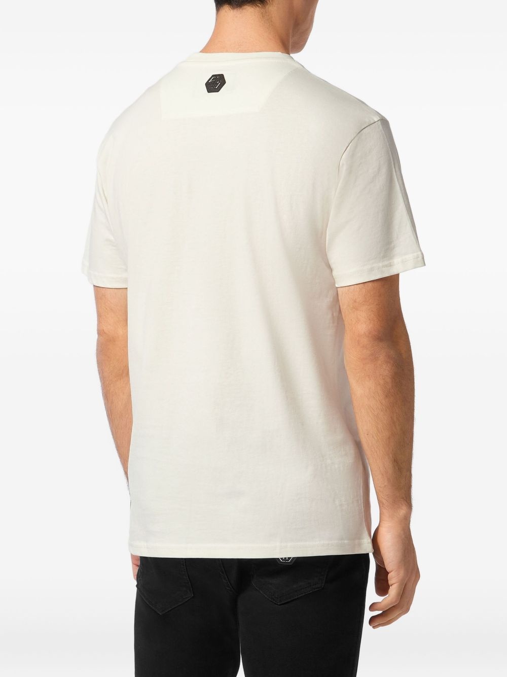 tassel-embellished logo T-shirt - 3