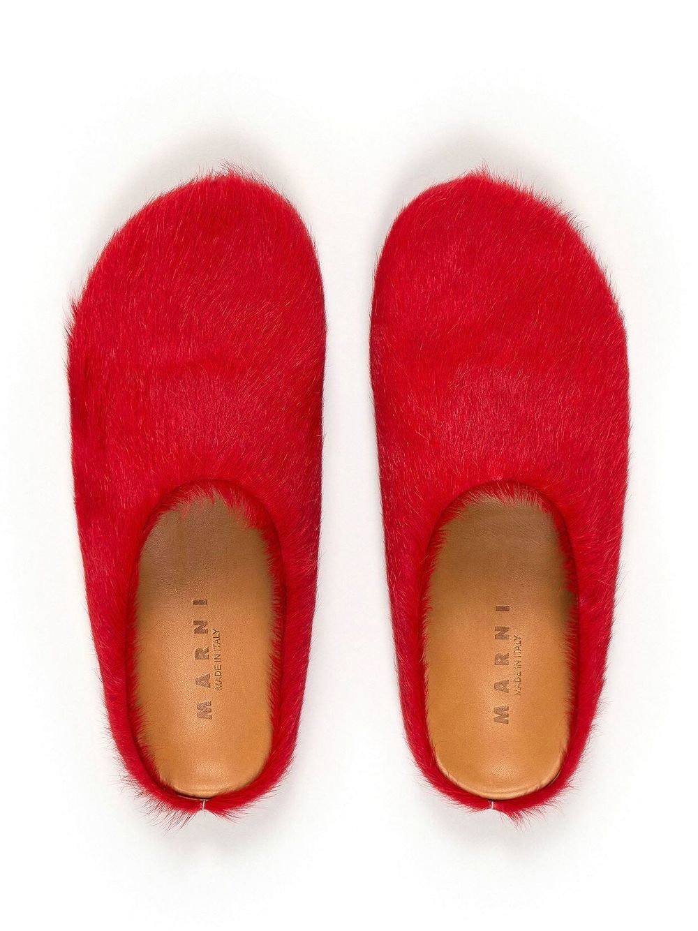 Sabot brushed leather slides - 4