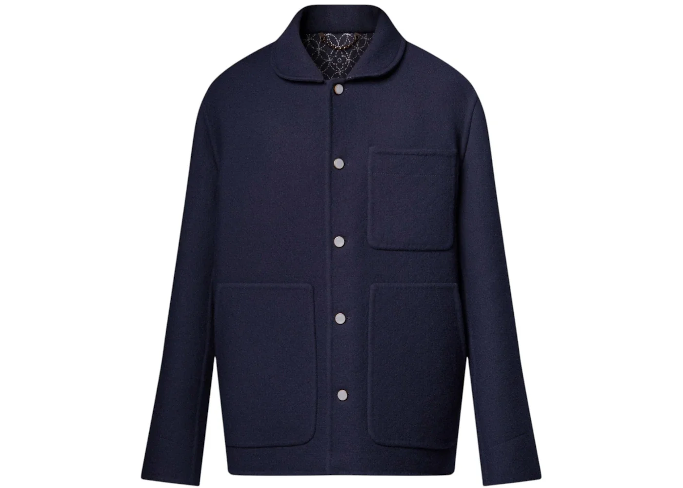 Louis Vuitton x Nigo Double Face Workwear Jacket Deep Navy - 1