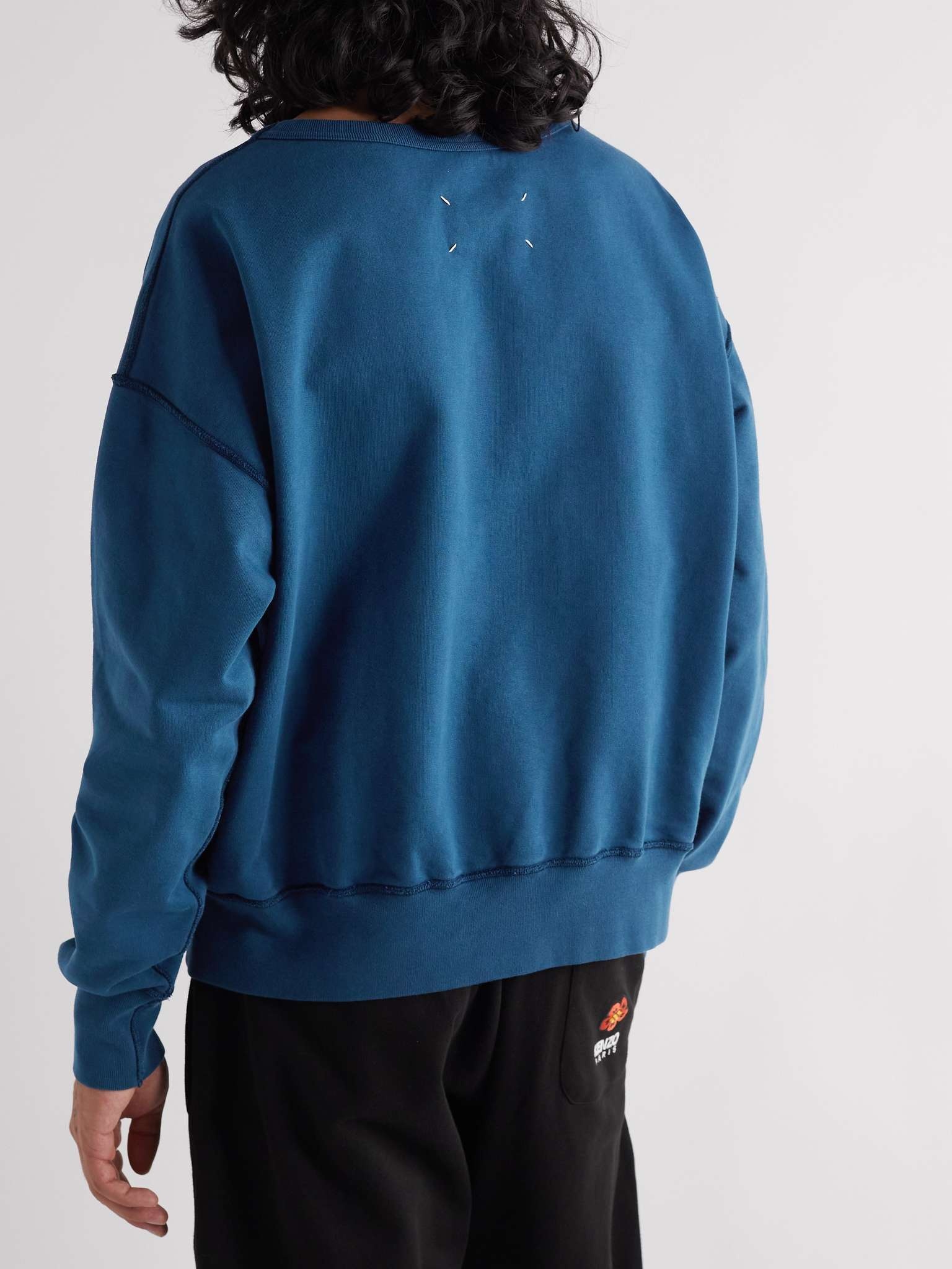 Logo-Embroidered Cotton-Jersey Sweatshirt - 4