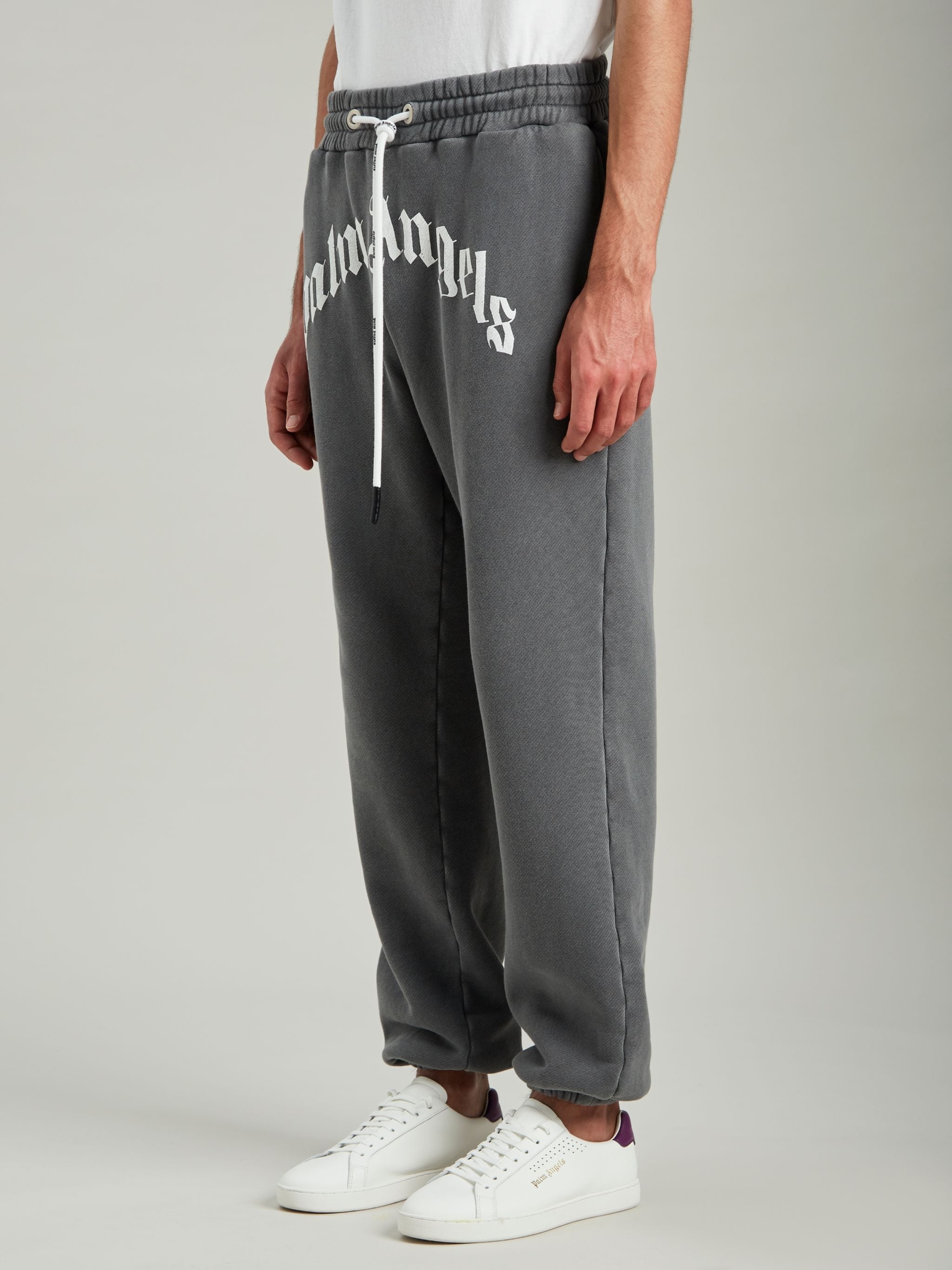 CURVED LOGO SWEATPANTS - 4