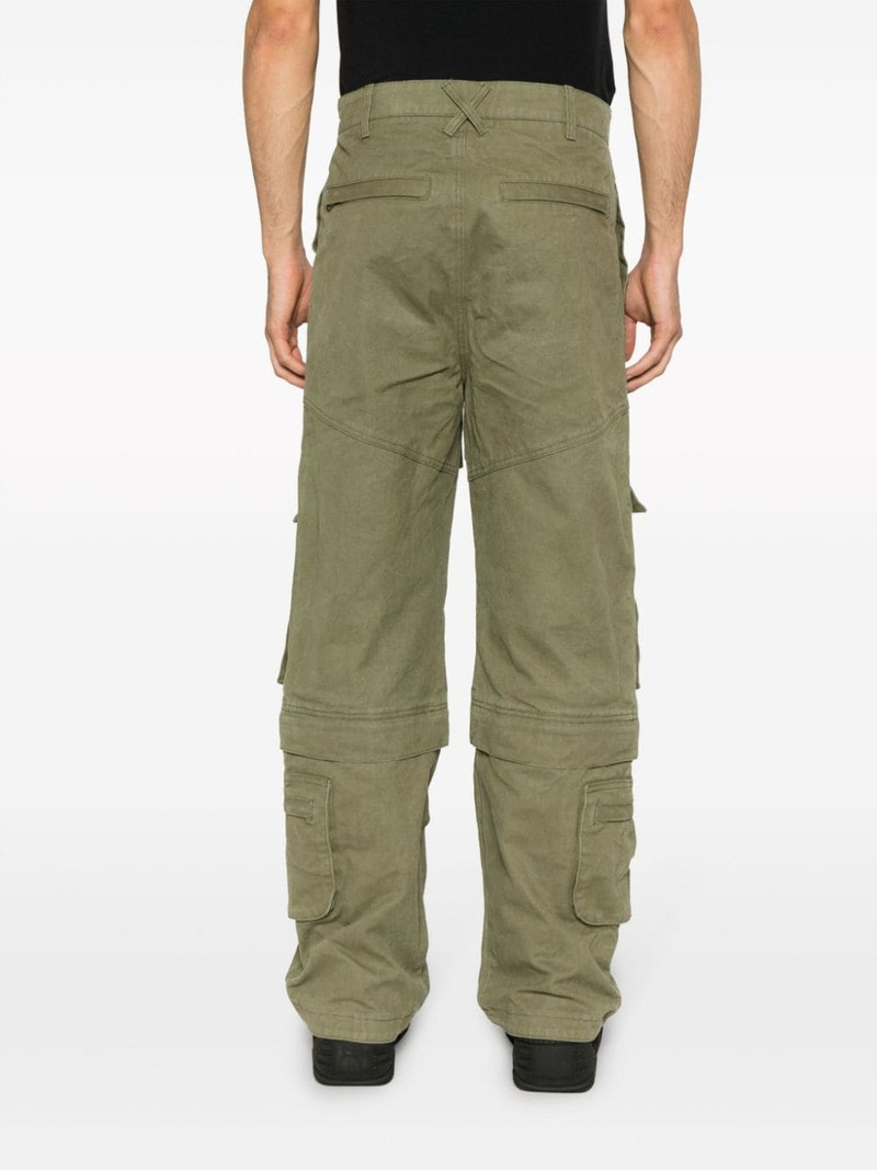 Hard wide-leg cargo trousers 5