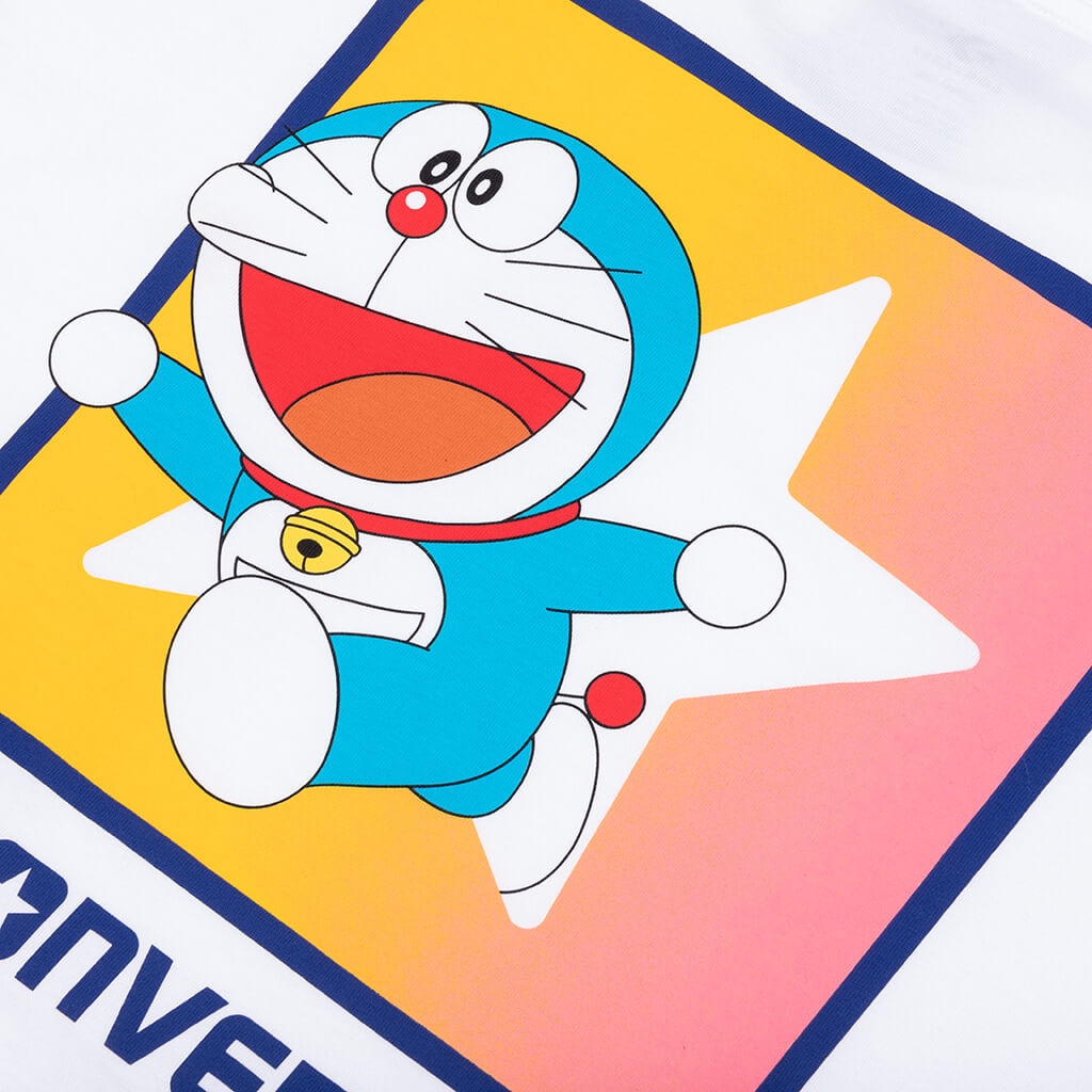 CONVERSE X DORAEMON GRAPHIC TEE - WHITE - 3