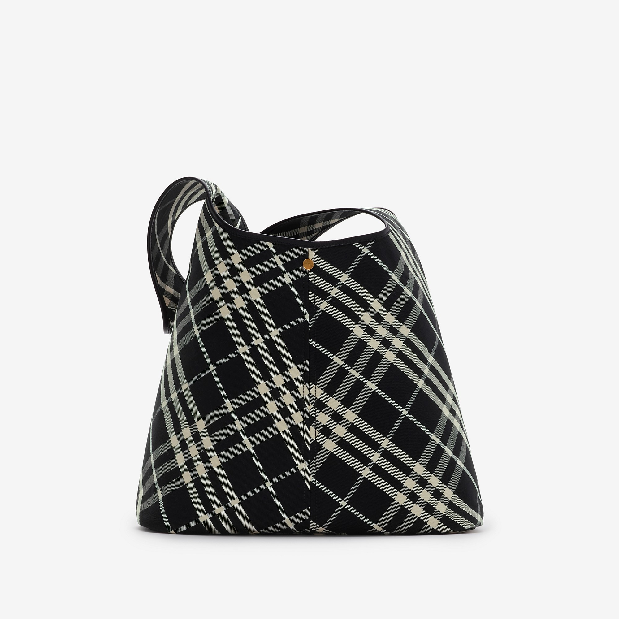 Large Check Shoulder Bag - 5