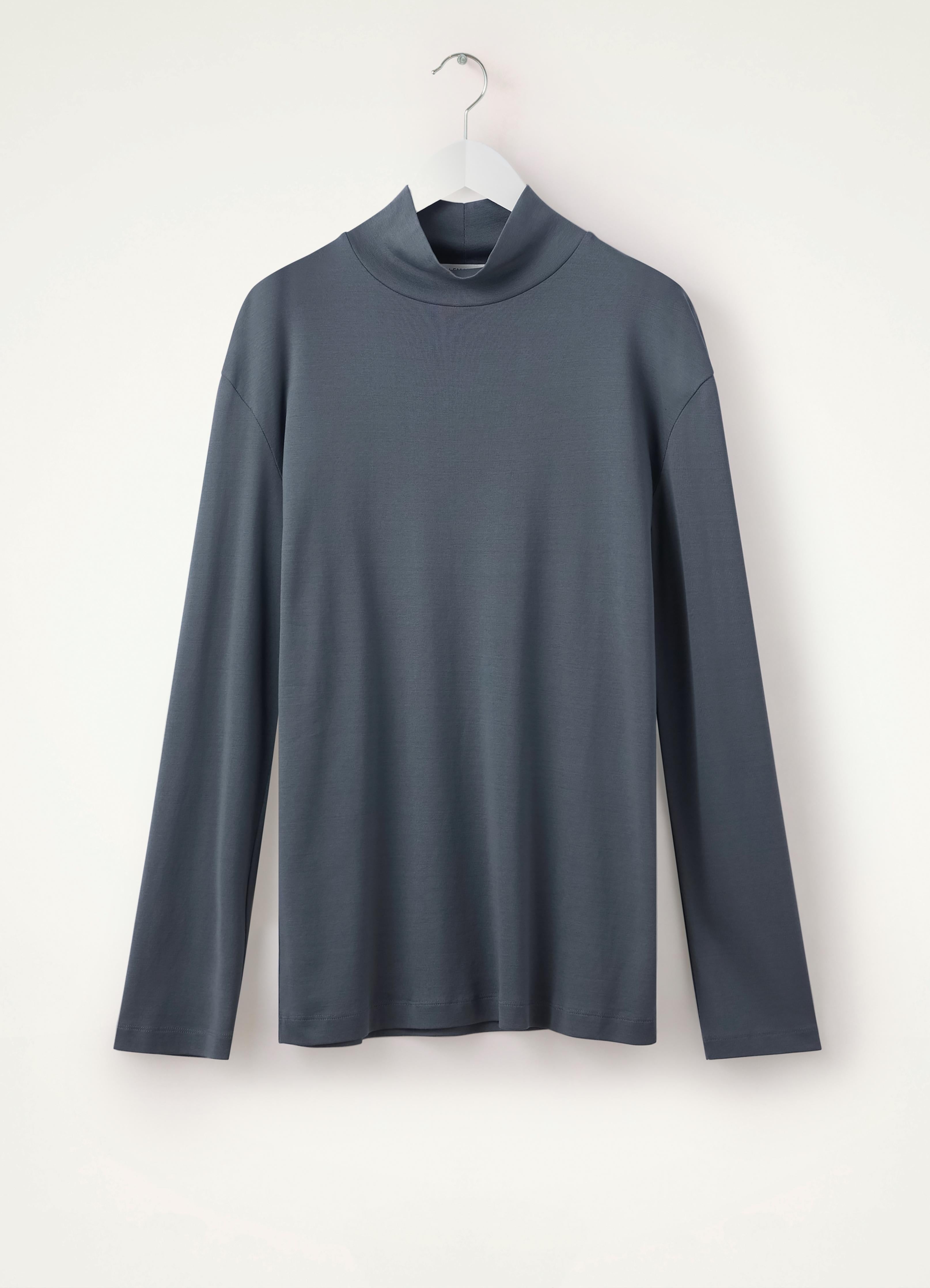 LONG SLEEVE RIB TURTLENECK - 1