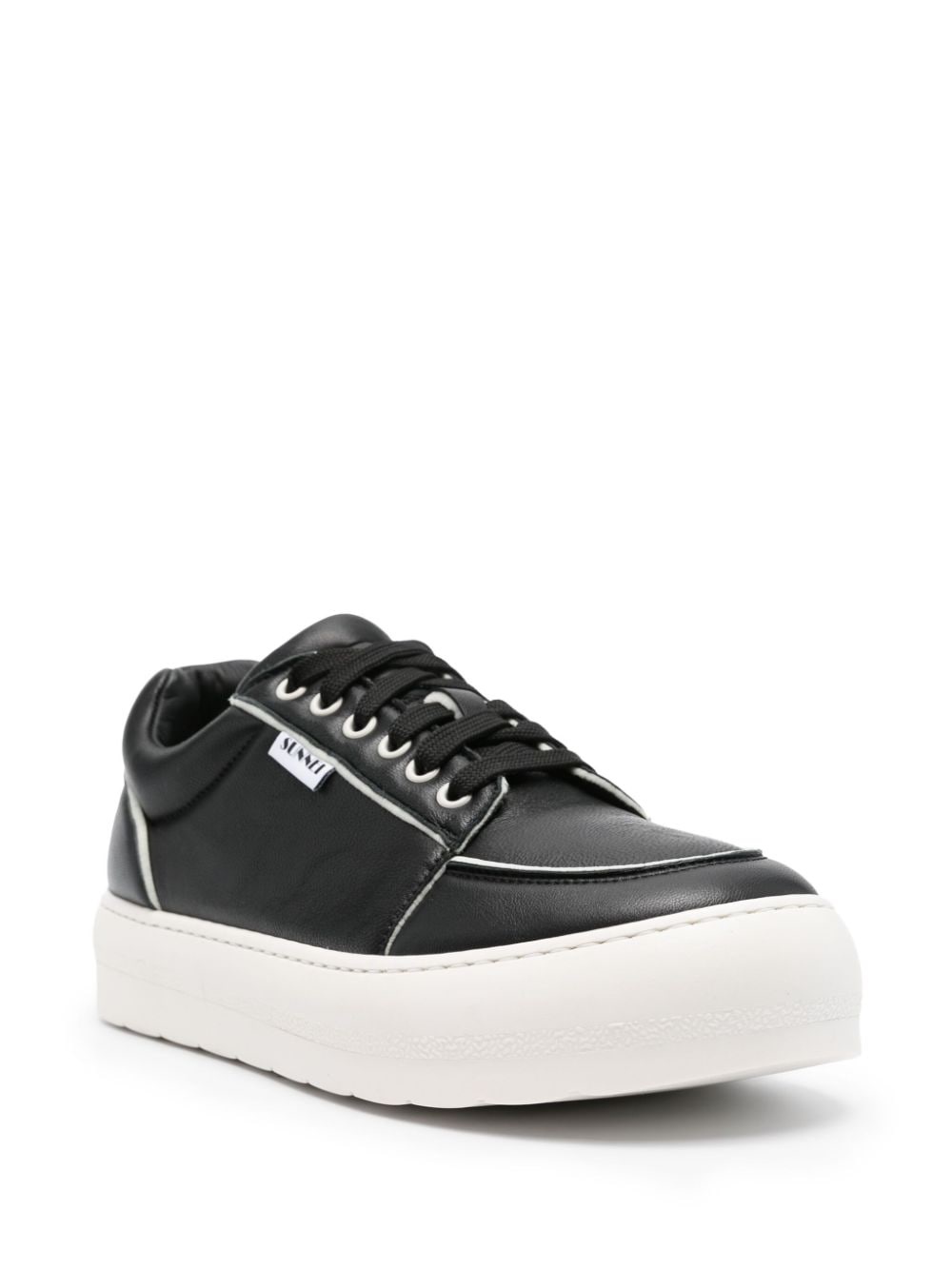 Dreamy leather flatform sneakers - 2