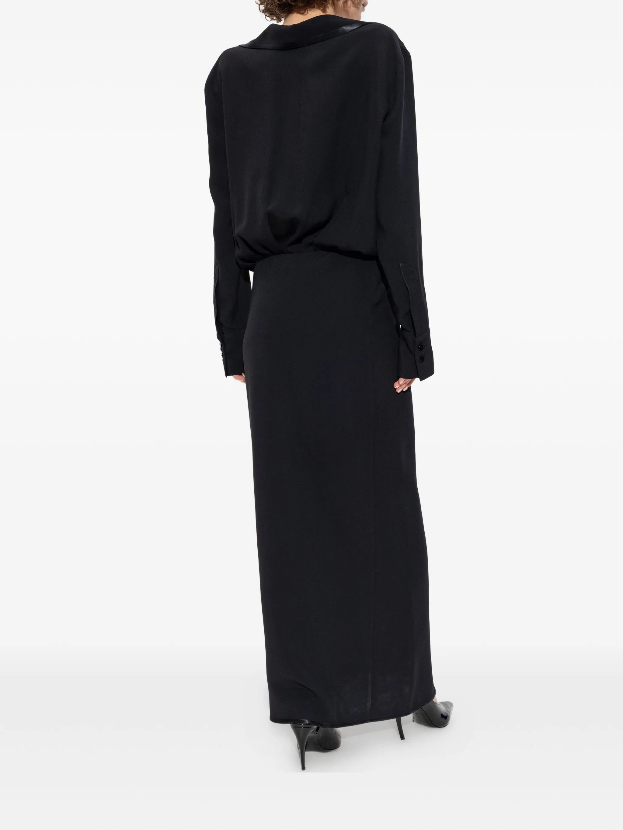 The Attico Wrap-front Split Dress - 3