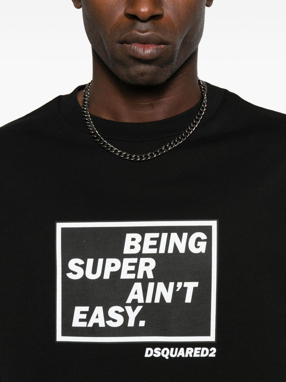 slogan-print T-shirt - 4