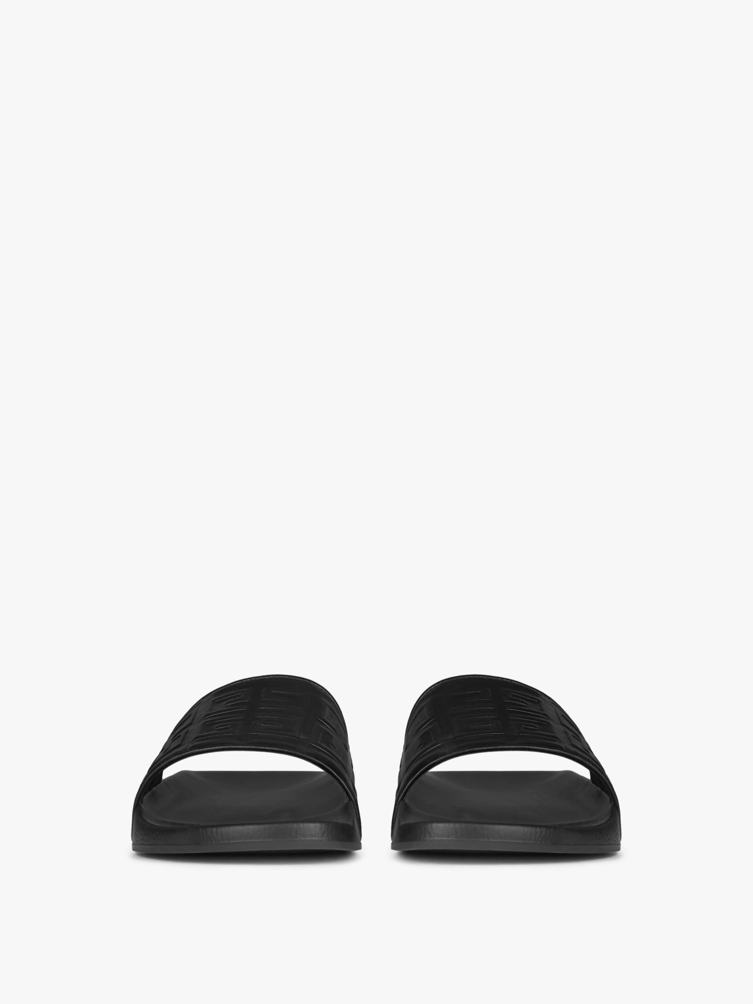 GIVENCHY PARIS FLAT SANDALS IN 4G LEATHER - 2