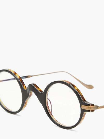 MATSUDA Round acetate and titanium glasses outlook