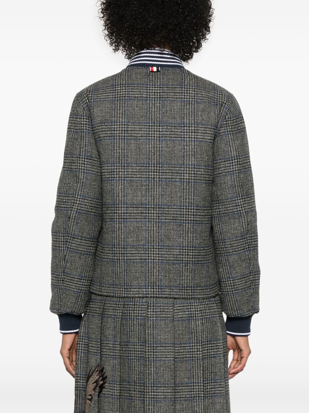 Prince of Wales Hunting tweed bomber jascket - 4