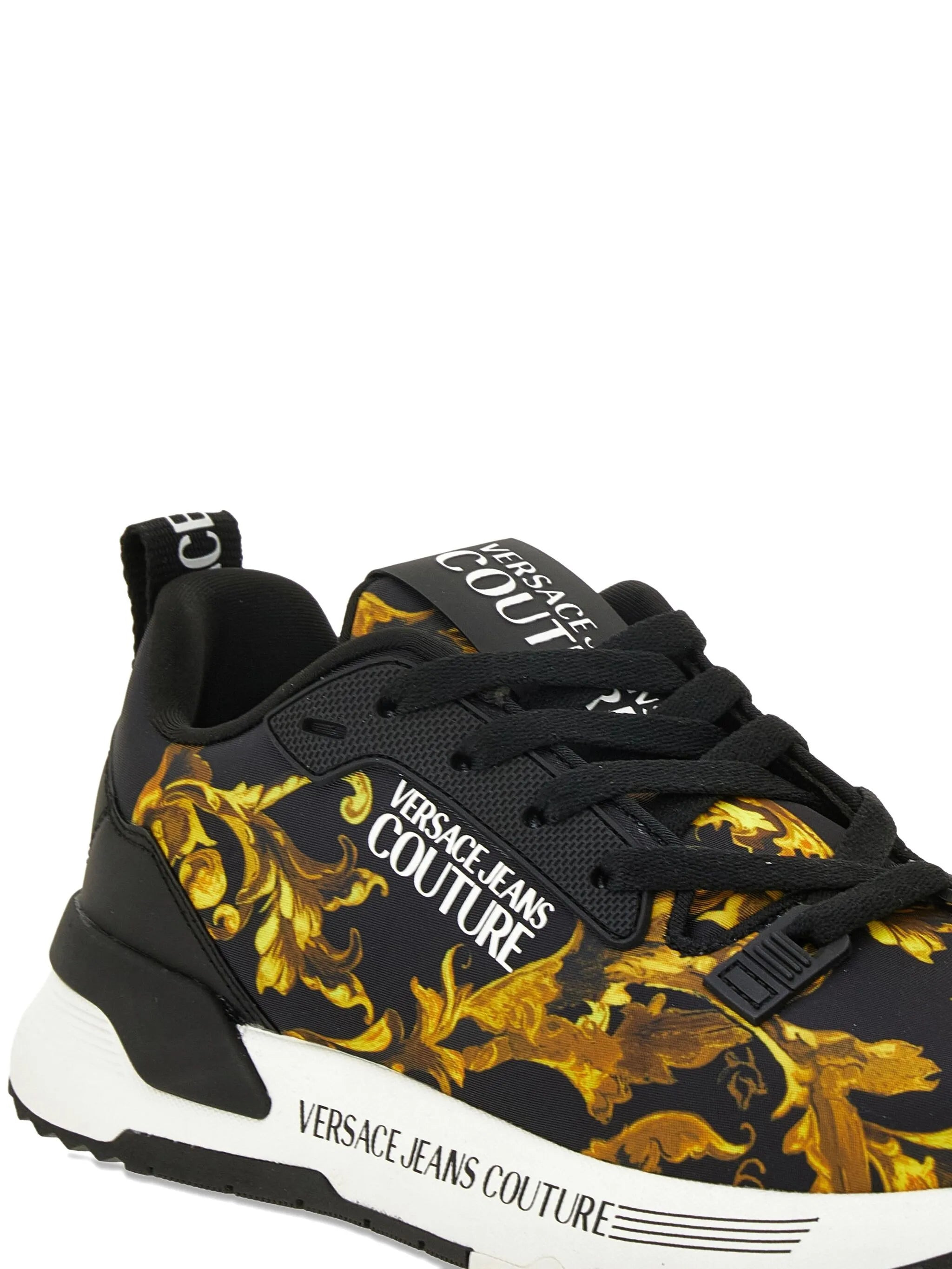 Versace Jeans Couture Dynamic Baroque-print Sneakers - 3