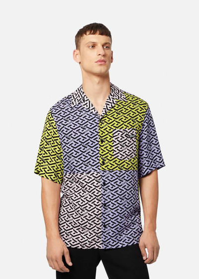 VERSACE La Greca Print Shirt outlook