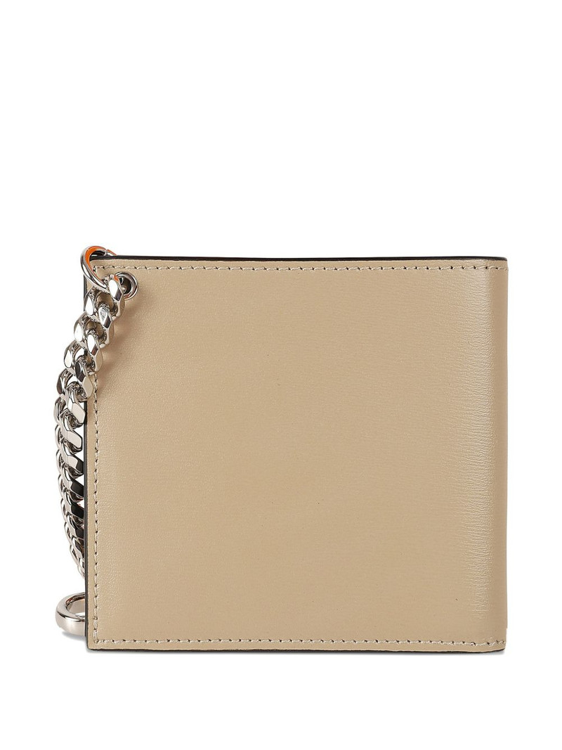 Alexander McQueen chain leather wallet outlook