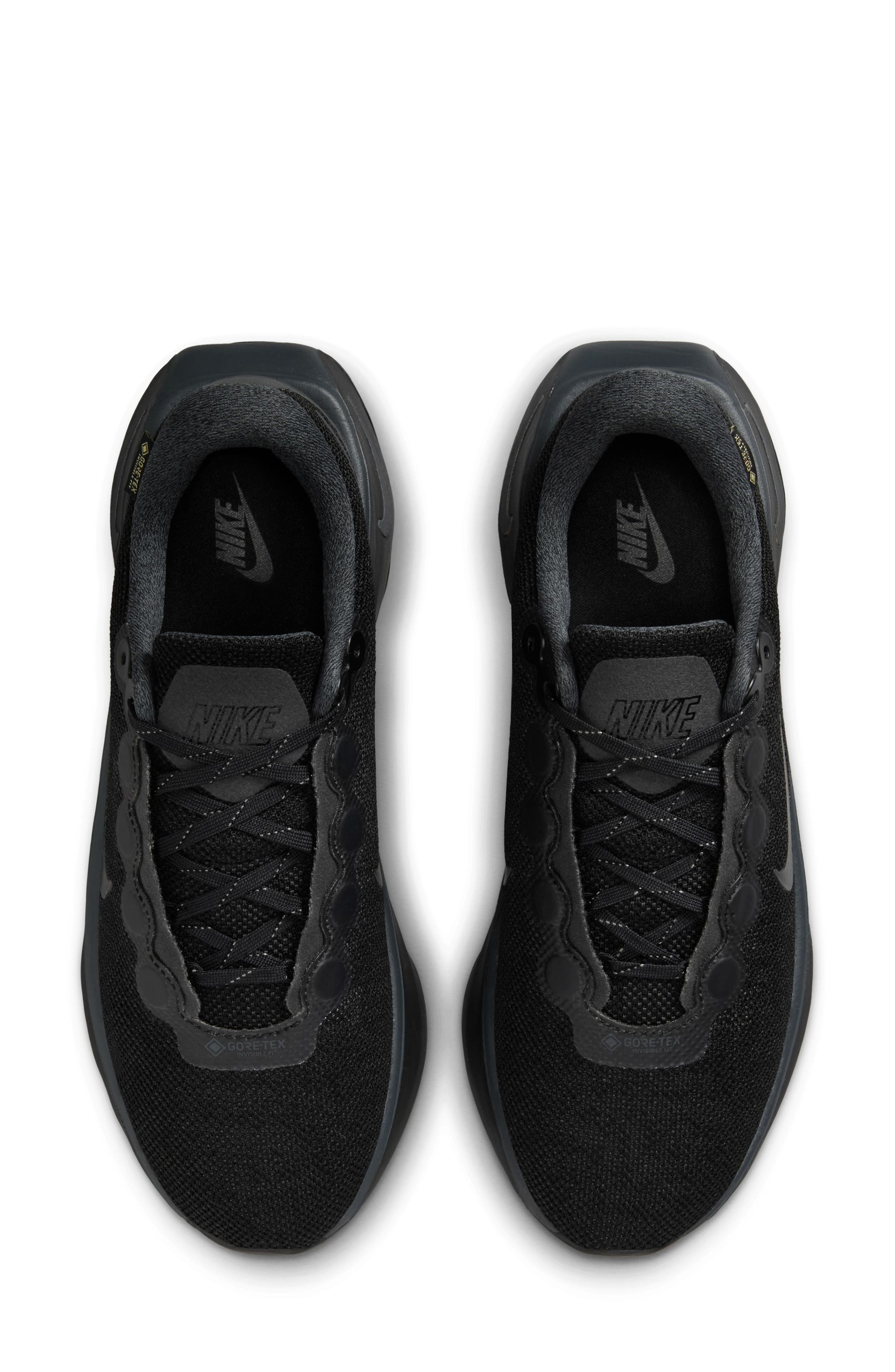 Nike Motiva Gore-Tex® Road Running Shoe in Black/Black at Nordstrom - 3