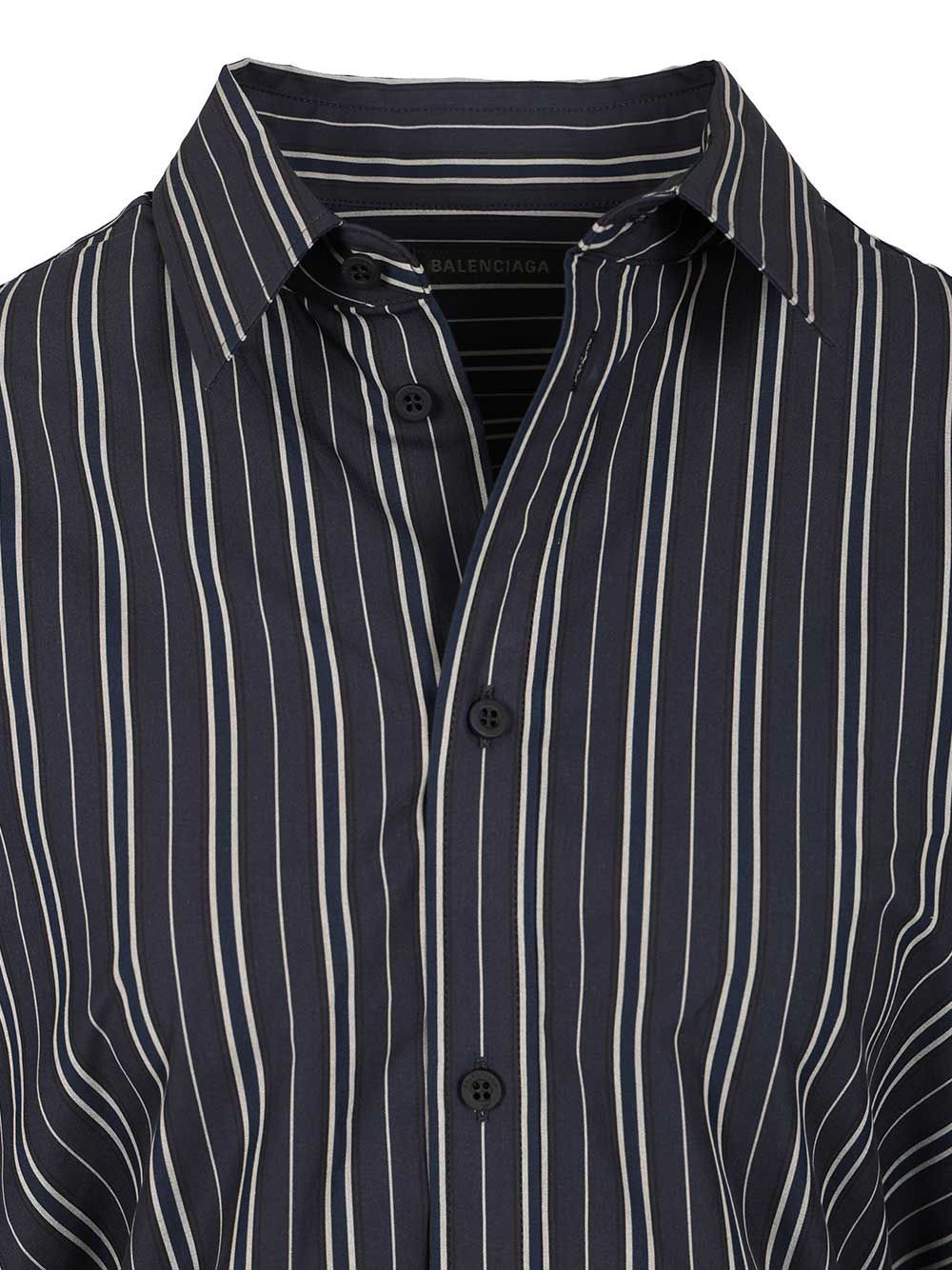 Semi Fitted Shirt Shirts Blue - 4