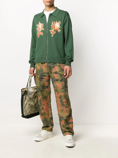 Stüssy reverse jacquard relaxed trousers outlook