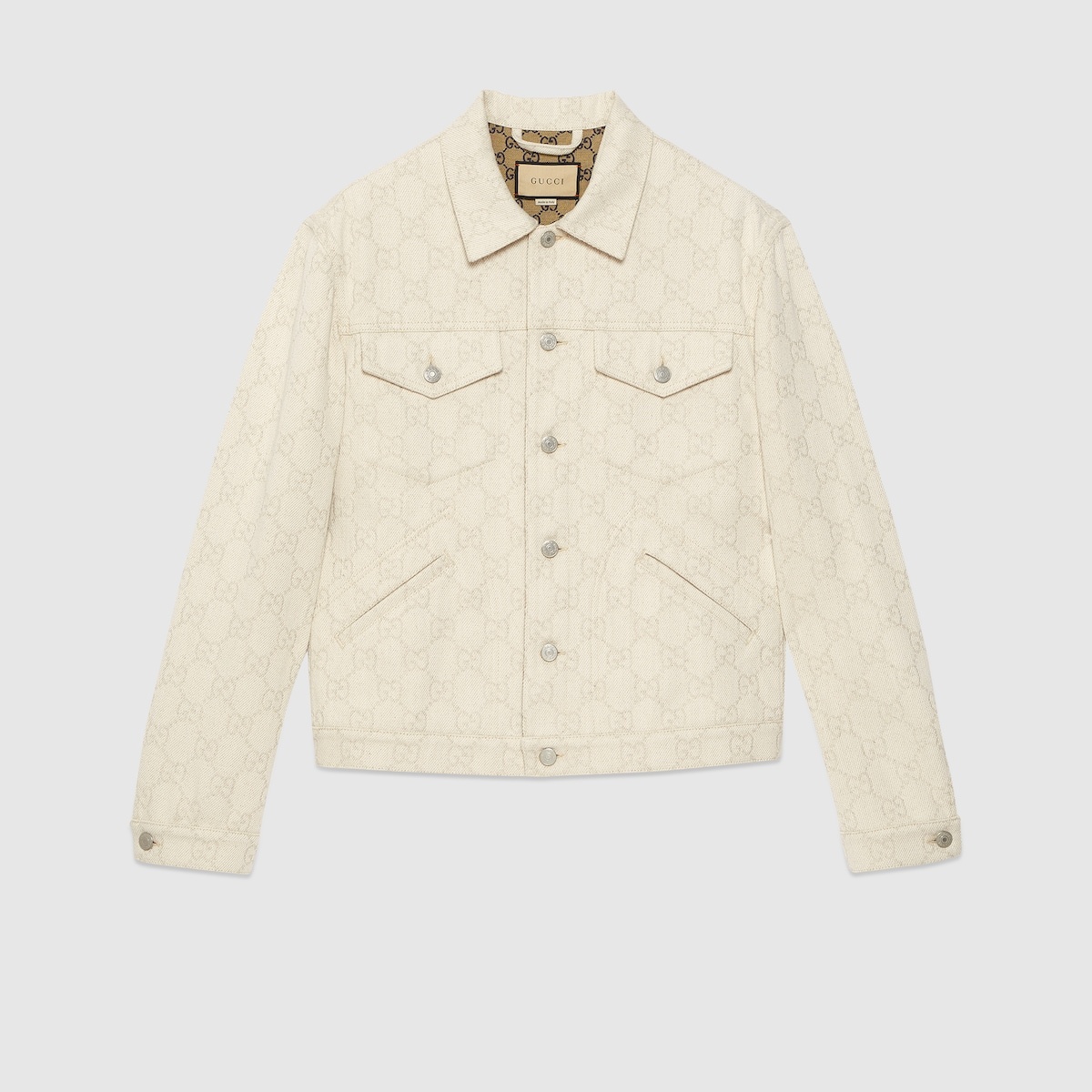 GG cotton jacquard jacket - 1