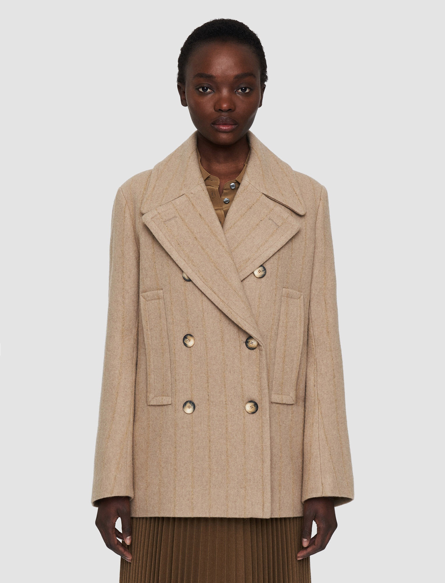 Shadow Pinstripe Claude Coat - 3
