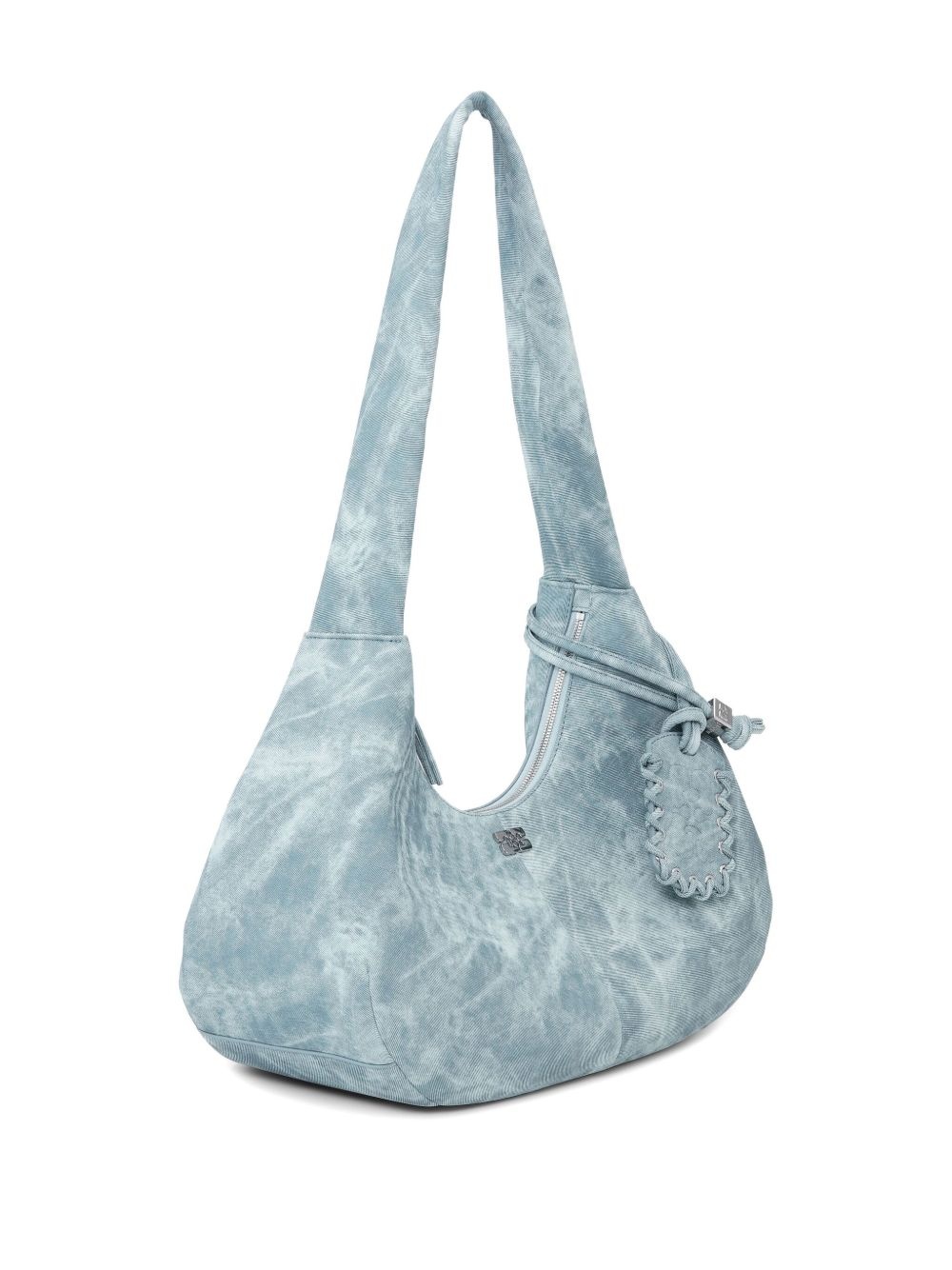 medium tie-dye effect shoulder bag - 5