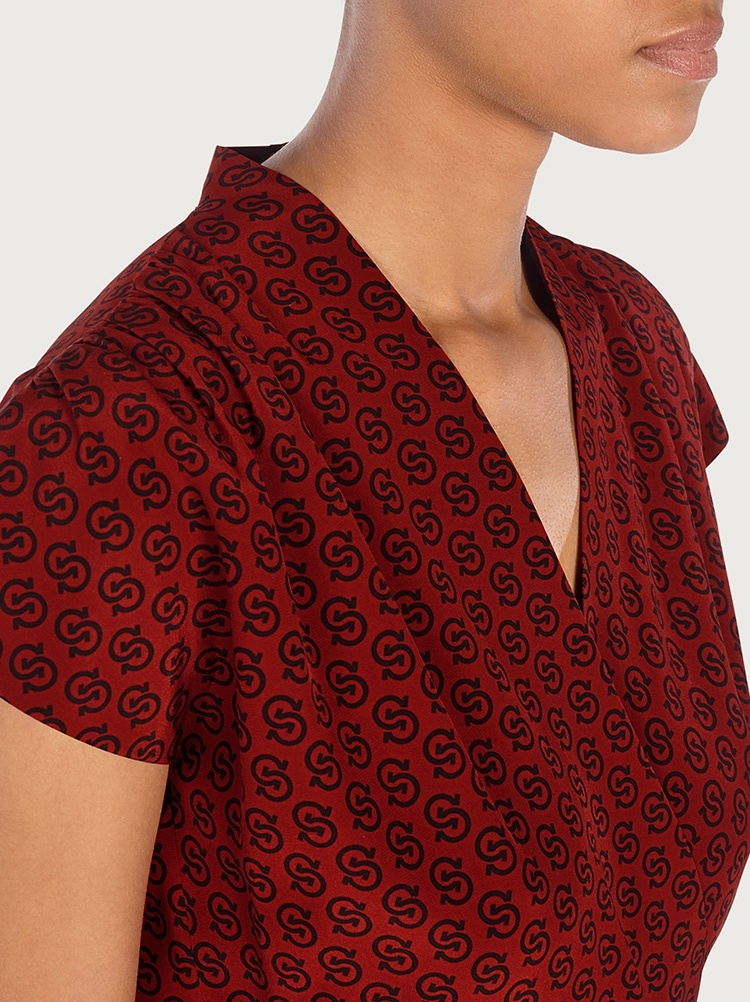 GANCIO S SILK DRESS - 5