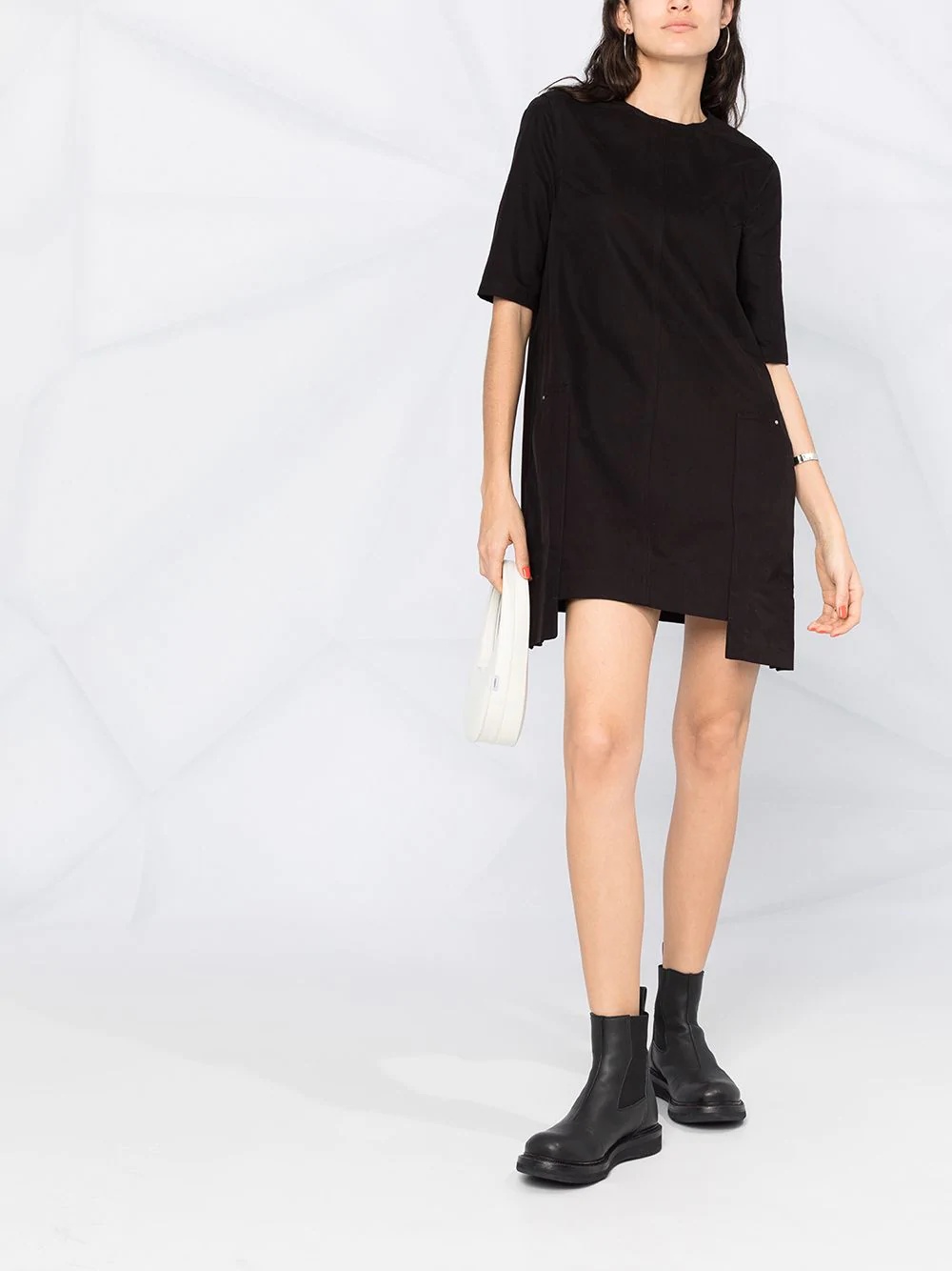 short sleeve panelled T-shirt dress - 2