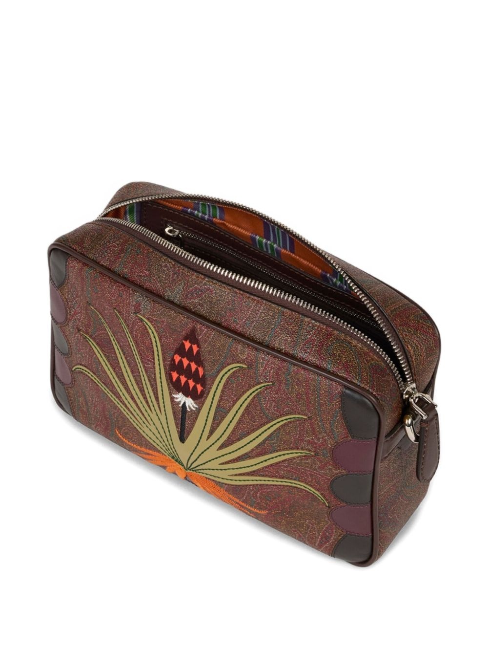 x Agostino Iacurci small Arnica paisley-embroidered shoulder bag - 5