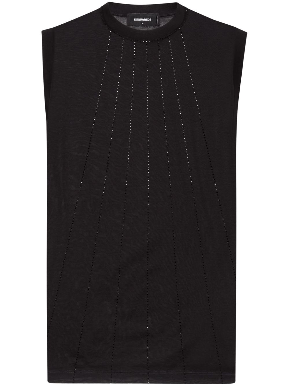 rhinestone-embellished tank top - 1