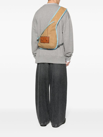Acne Studios logo-patch sling backpack outlook