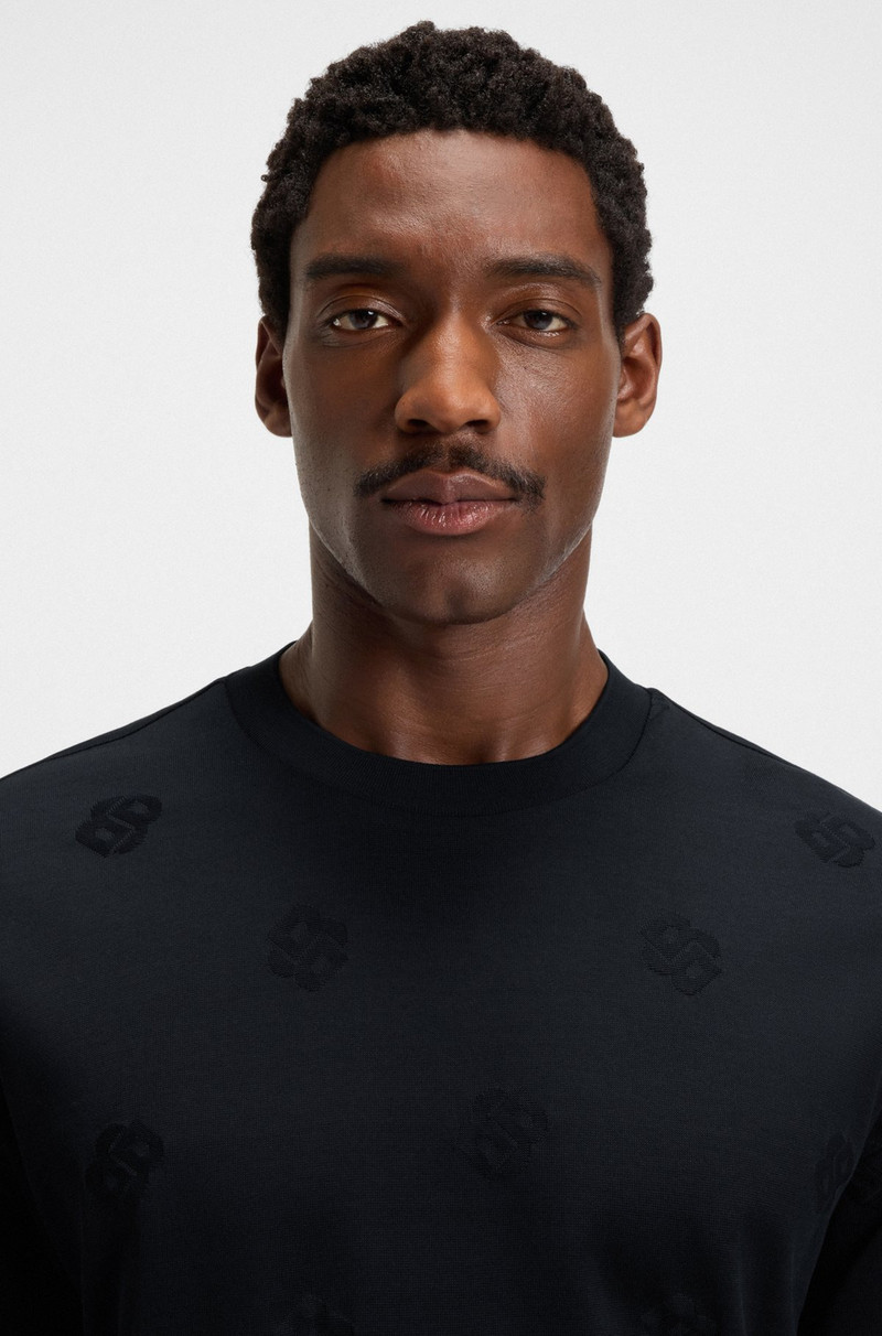MERCERIZED-COTTON T-SHIRT WITH DOUBLE B MONOGRAMS 3