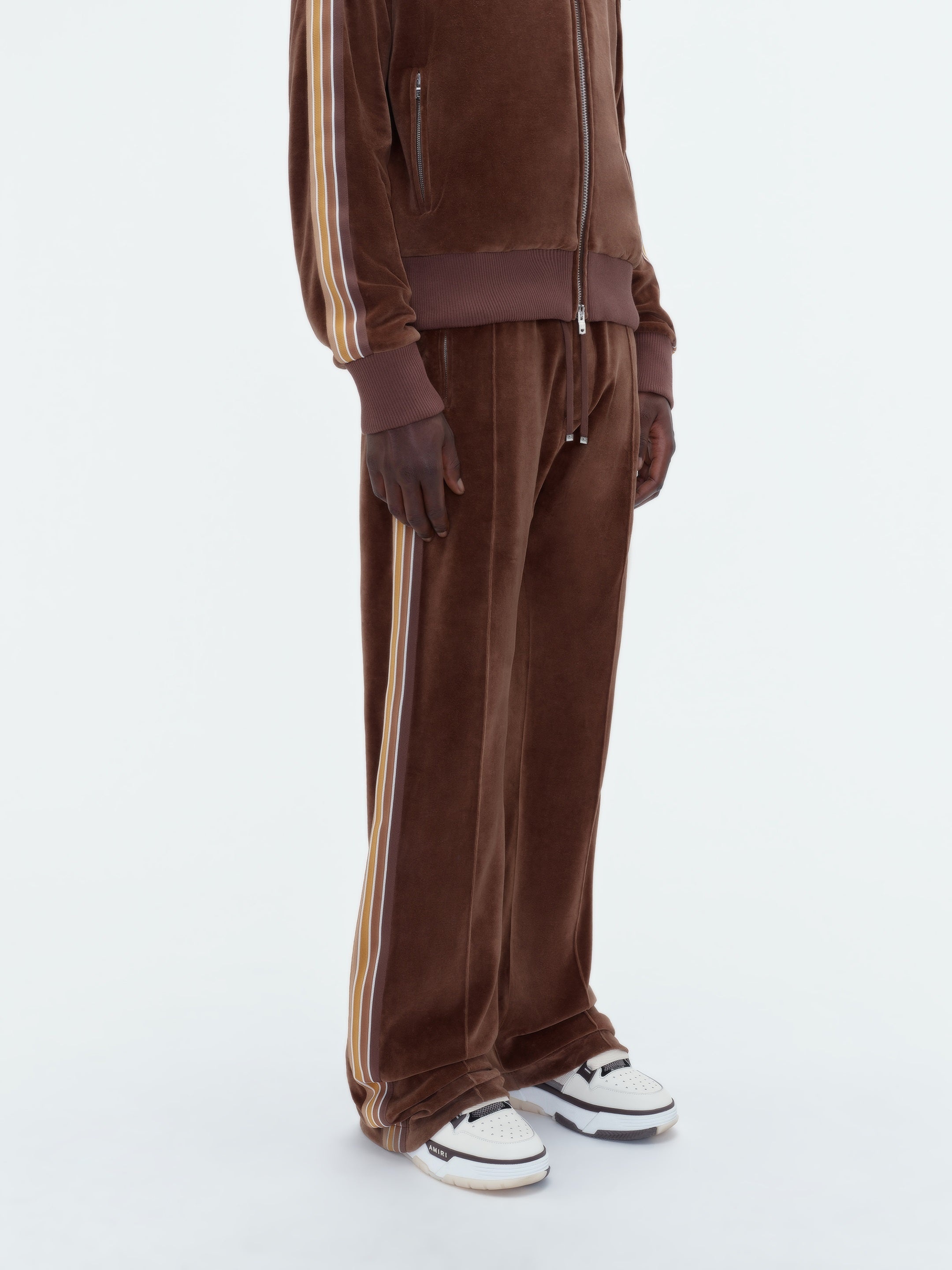 AMIRI STACK VELOUR TRACK PANT - 3