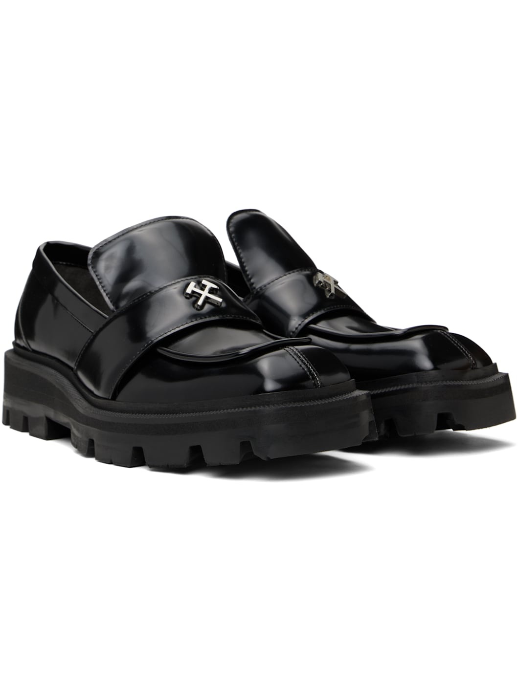 Black Burak Loafers - 4