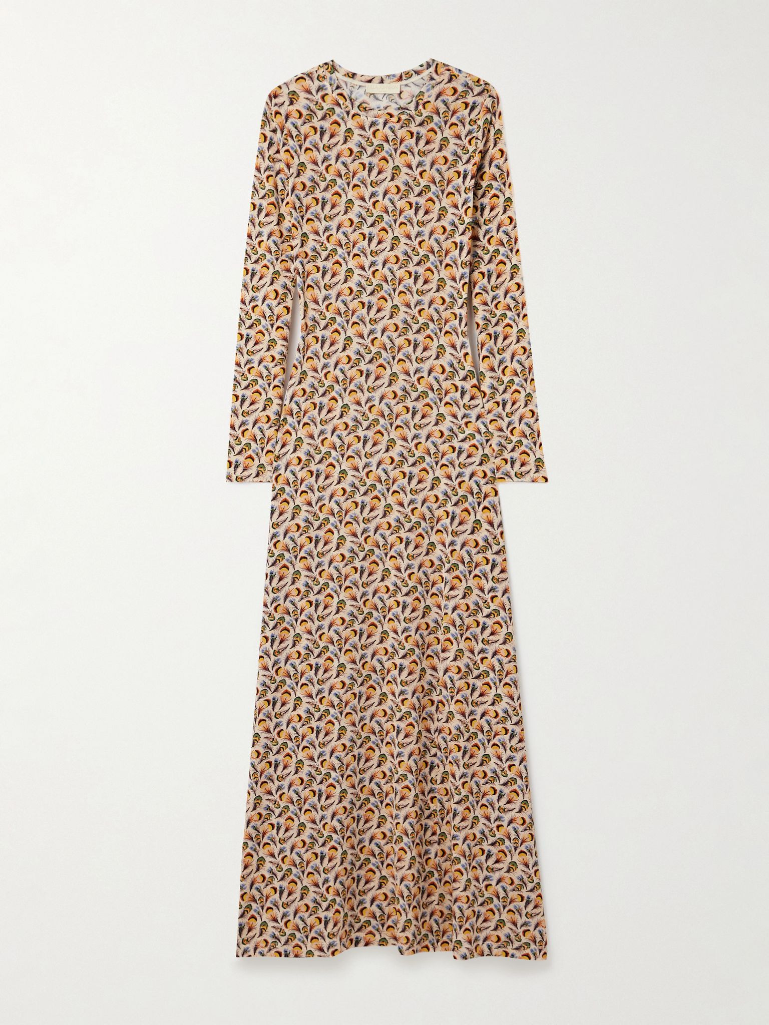 Amari printed stretch-jersey maxi dress Multi - 1
